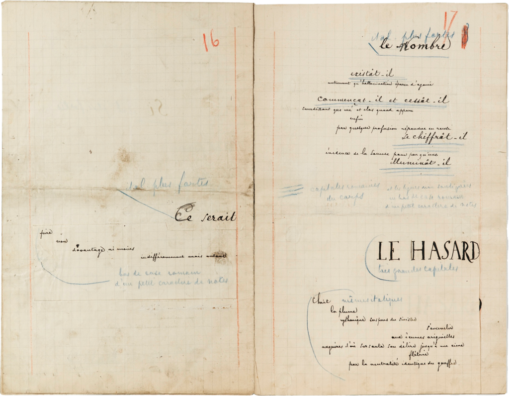 Maquette autographe (Avril-Mai 1897). Source : Wikicommons. Domaine public