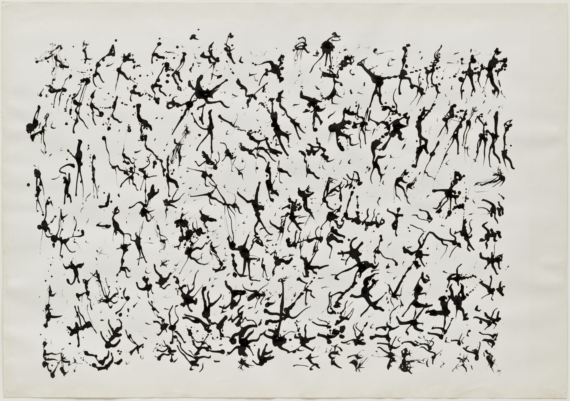 <em>Composition</em>. Henri Michaux (sans date)